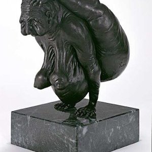 Femme-poulet, photo F. Fernandez