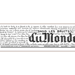 Manchette du Monde, exemple 2